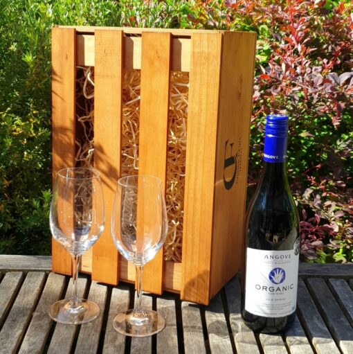 Gift Box - Angove Organic Shiraz +/- Glasses