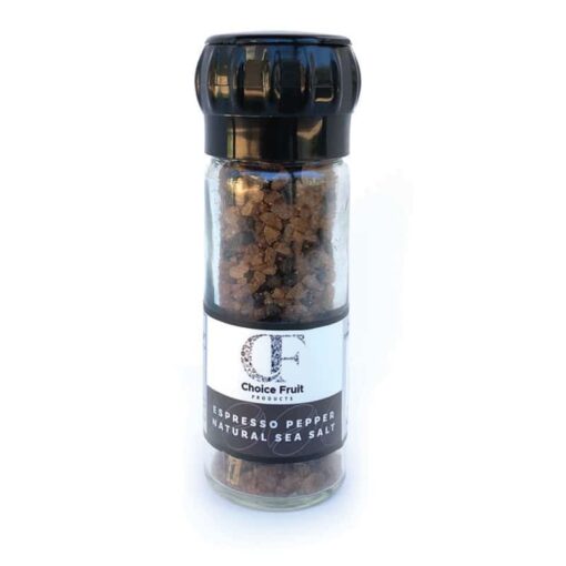 Espresso Pepper Natural Sea Salt - 90g